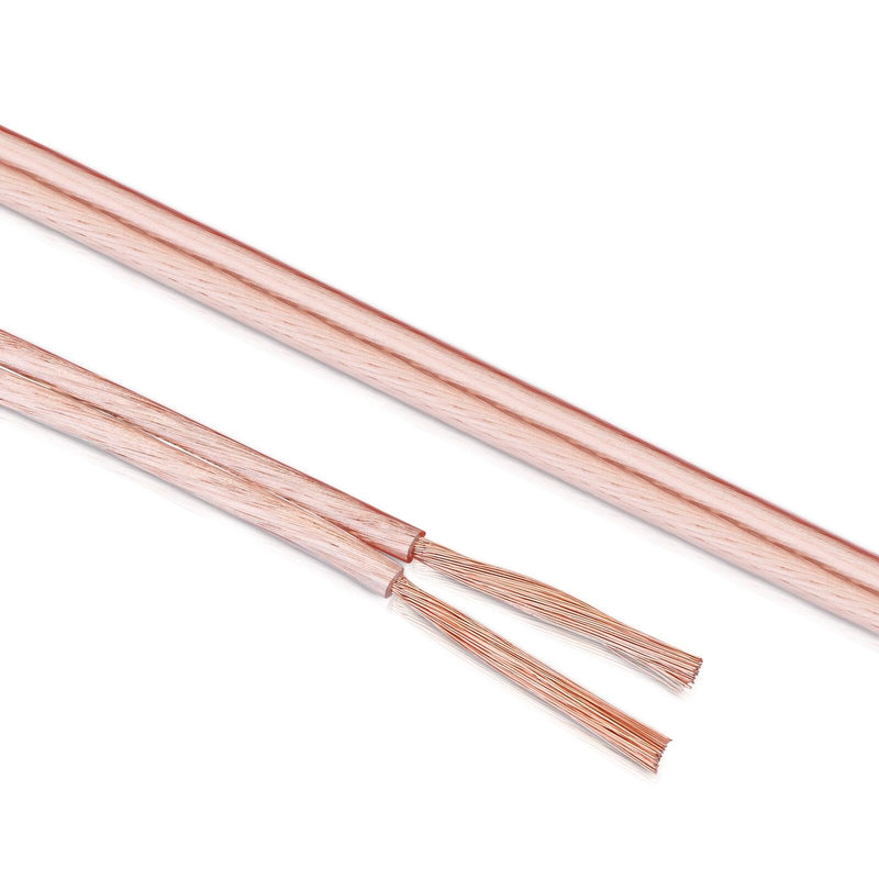Sonero Lautsprecherkabel 2x4,0mm², CCA 10,0m, transparent