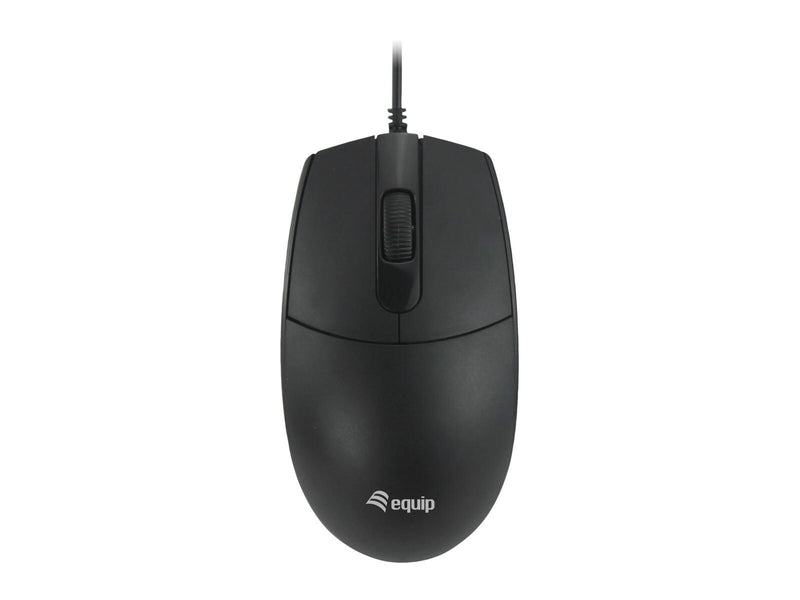 Equip Silent kabelgebundene Maus, schwarz