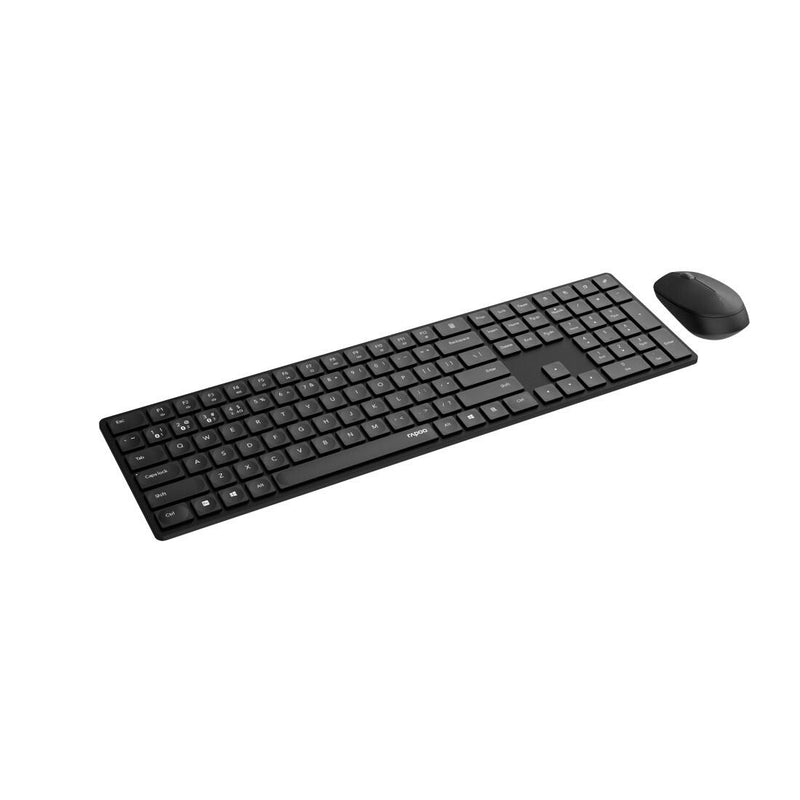 Rapoo 8020M kabelloses Multi-Mode-Deskset - QWERTZ Deutsch - Schwarz