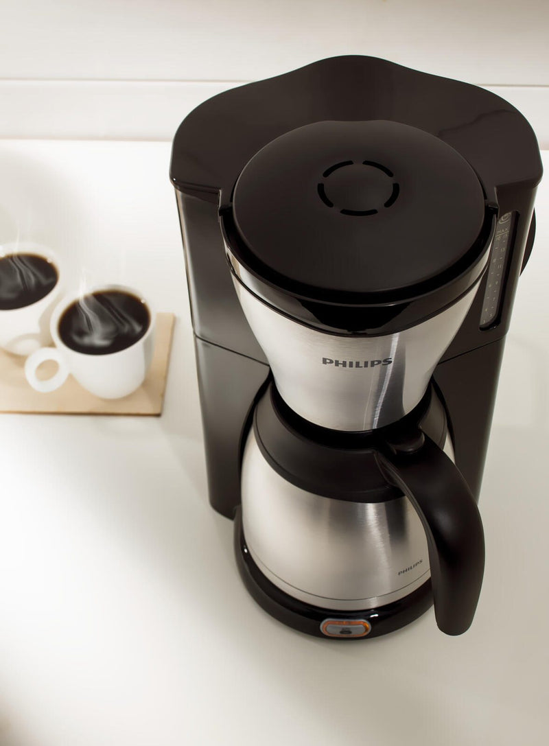 Philips Café Gaia HD7546 - Kaffeemaschine - Metall/Schwarz