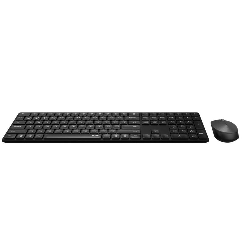 Rapoo 8020M kabelloses Multi-Mode-Deskset - QWERTZ Deutsch - Schwarz