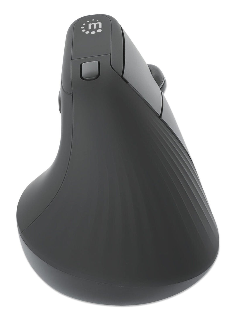 Manhattan Vertikale Ergonomische Kabellose Maus - schwarz
