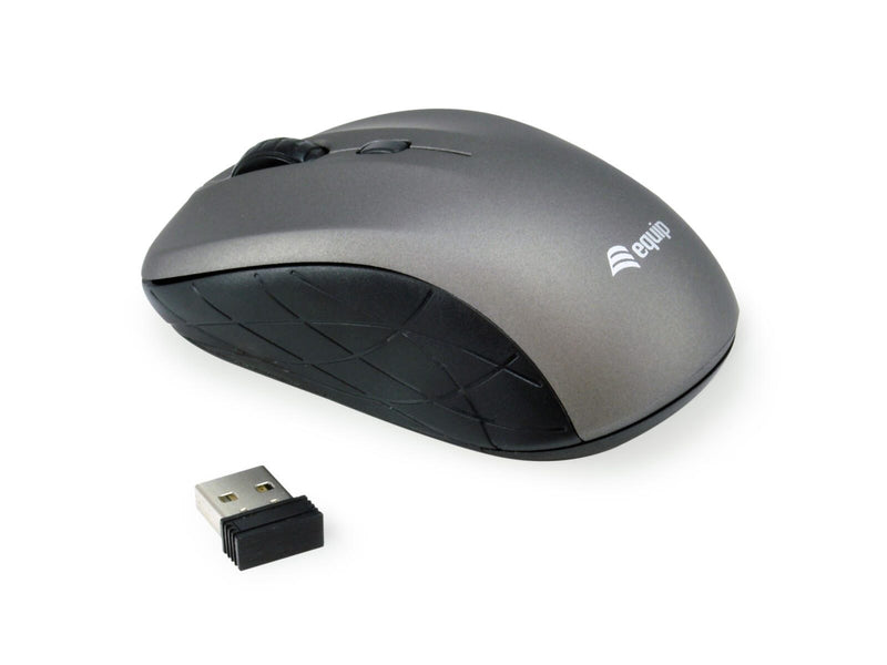 Equip Optische Mini Maus kabellos, grau