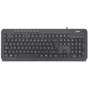 InLine Design Keyboard, Tastatur, USB-Kabel, DE Layout, schwarz