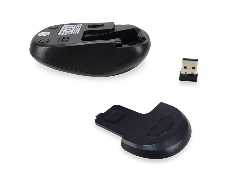 Equip kabellose Komfort-Maus, schwarz
