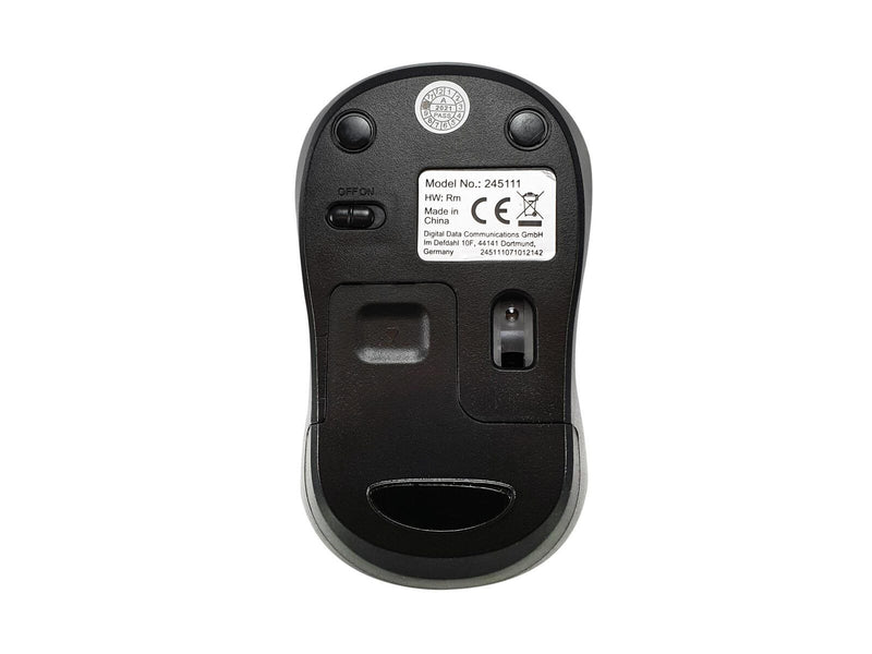 Equip kabellose Komfort-Maus, schwarz