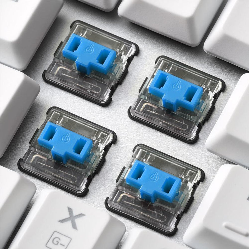 Sharkoon PureWriter TKL RGB Blue Tastatur - DE-Layout, Weiß