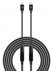 Manhattan USB-C zu USB-C-Kabel - 3 m - Schwarz