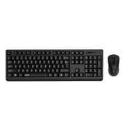 Rapoo X1700 kabelloses Desktop-Set QWERTZ - Deutsch - Schwarz