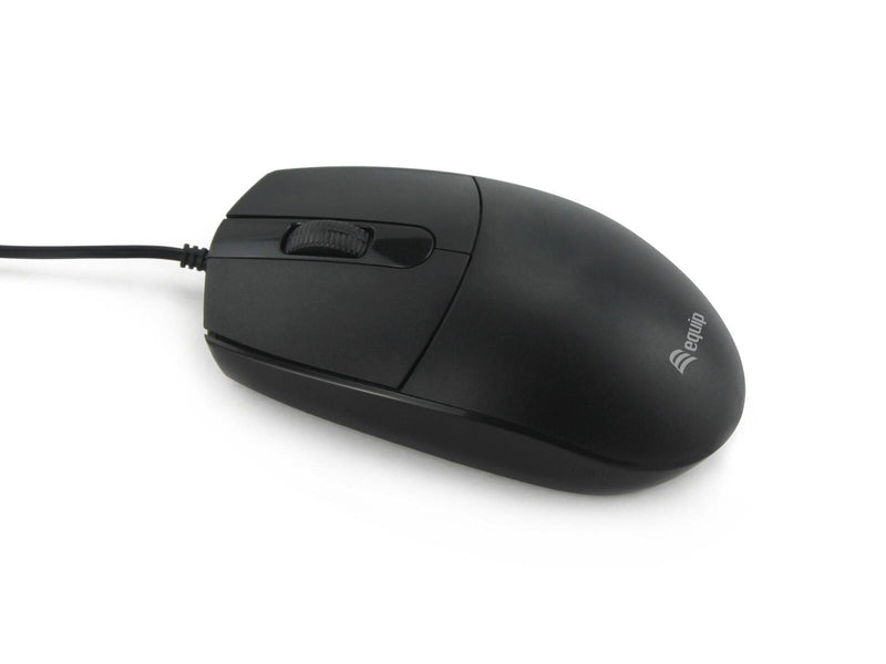 Equip Silent kabelgebundene Maus, schwarz