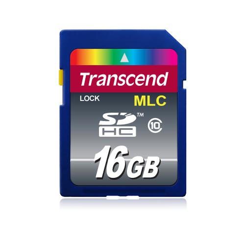 Transcend SDHC Class 10 Speicherkarte 16 GB