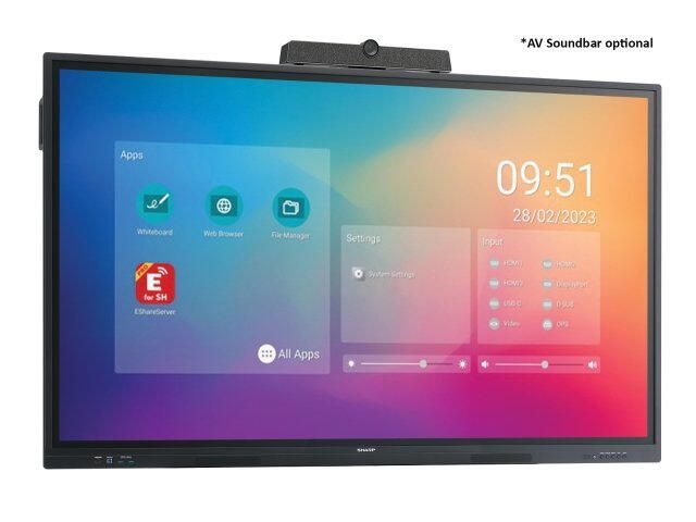 Sharp PN-LC652 Digital Signage Touch Display 165,1 cm (65')