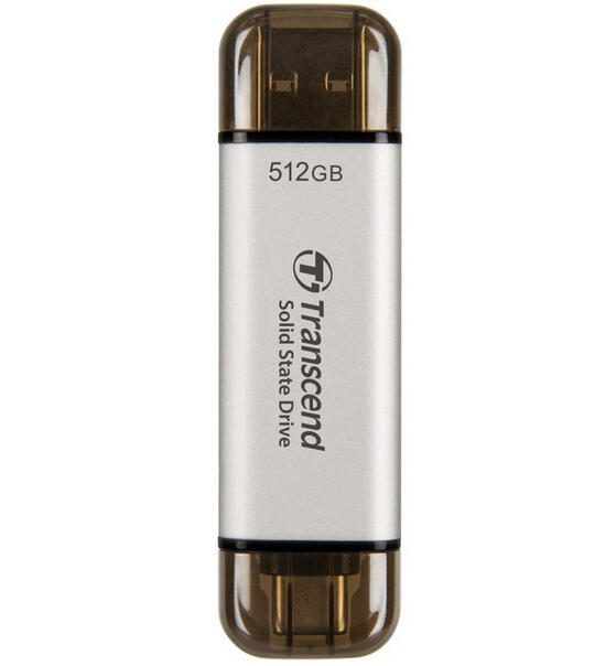 Transcend ESD310 Externe SSD 512 GB, silber