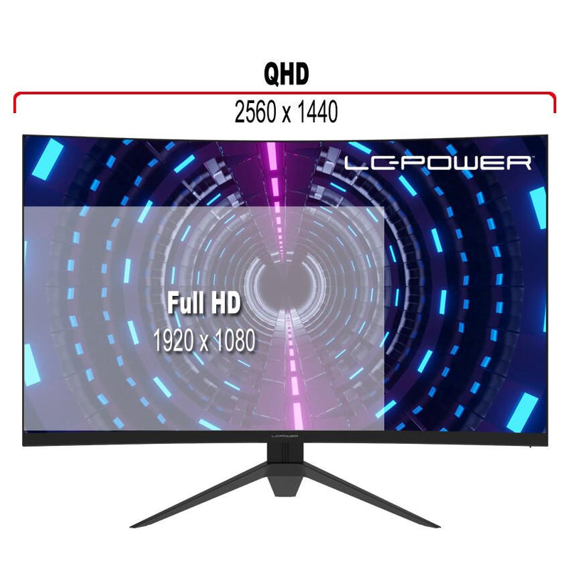 LC-Power Curved Gaming-Monitor LC-M32-QHD-165-C-V2 VA-Display 80 cm (31.5')