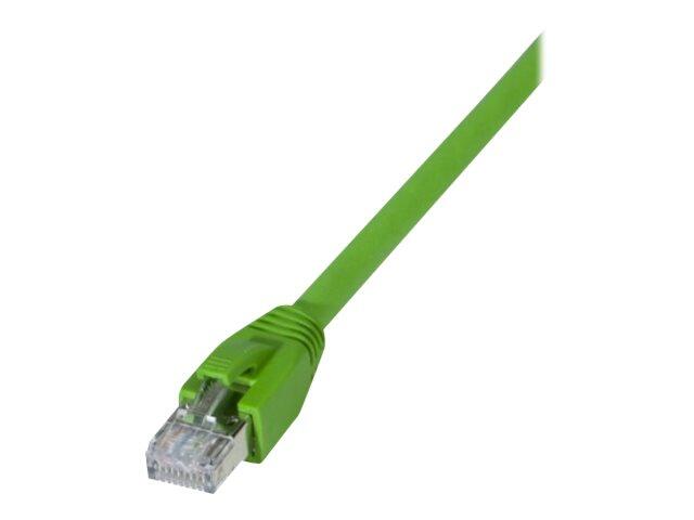 Exertis Connect Industrie-Patchkabel Cat. 6A, S/FTP (PiMF), ölbeständig, hochabriebfest, grün, 10,0 m
