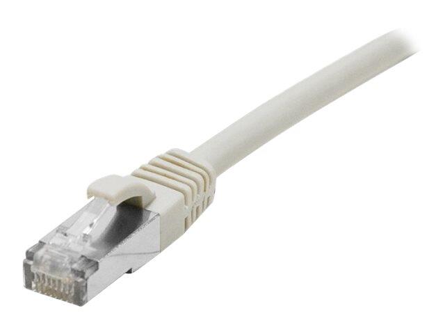 Dexlan Patchkabel Cat. 6A Class EA, S/FTP (PiMF), halogenfrei, mit Rastnasenschutz, grau, 5,0 m