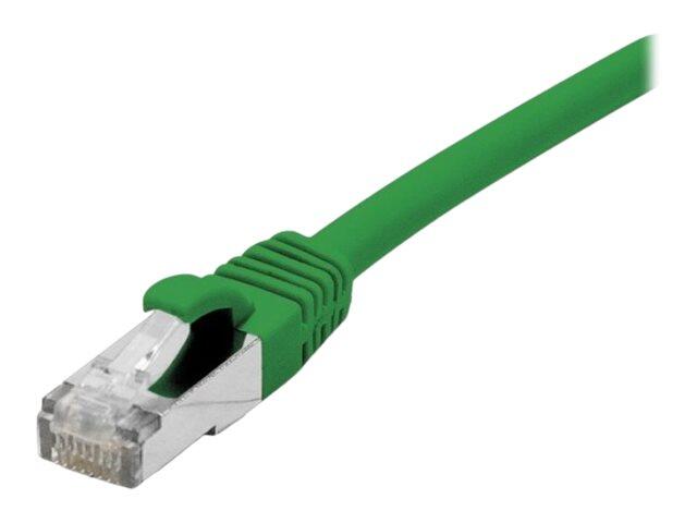 Dexlan Patchkabel Cat. 6A Class EA, S/FTP (PiMF), halogenfrei, mit Rastnasenschutz, grün, 5,0 m