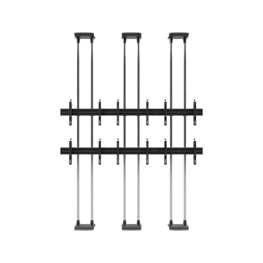 edbak Video Wall Bolt Down Floor-to-Ceiling Mount, modular 3x2, für 49-57' Bildschirme, Querformat
