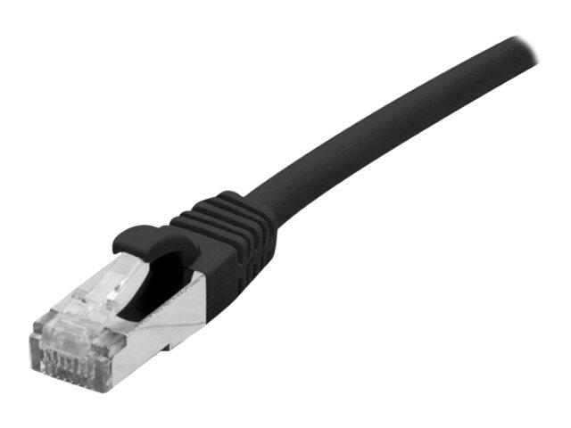 Exertis Connect Patchkabel Cat. 6A, S/FTP, wasserdicht, schwarz, 3,0 m