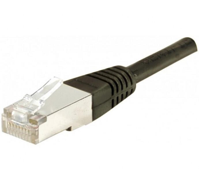 Dexlan Patchkabel Cat. 6A, F/UTP, schwarz, 10,0 m