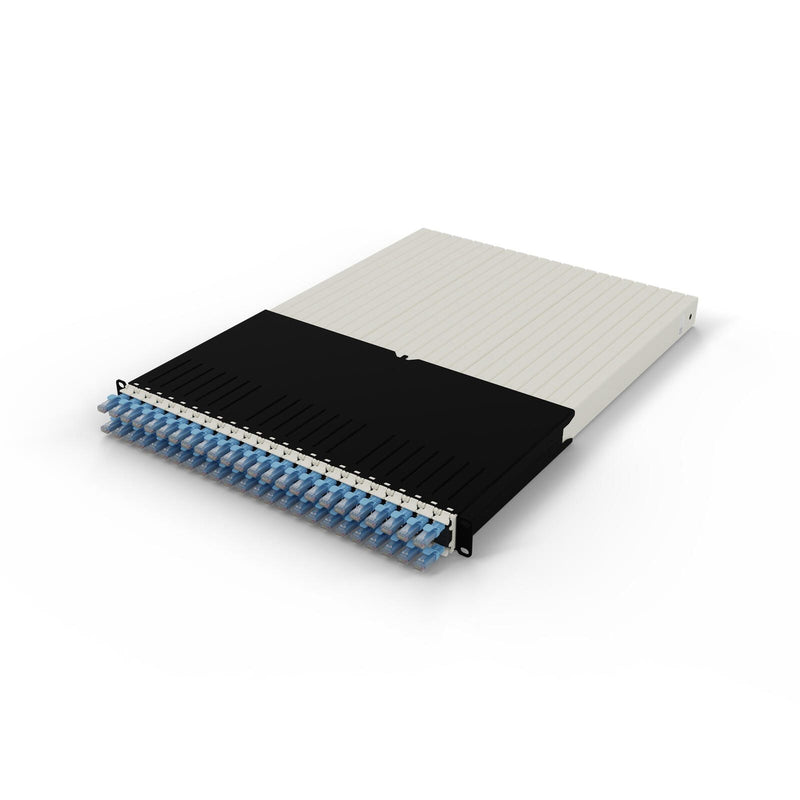 Patchbox patchbox.one Kabeleinzugssystem 30RU/UTP (1,8 m) mit 24 Kassetten, Patchkabel Cat. 6a, U/UTP, PoE++, Kabel blau