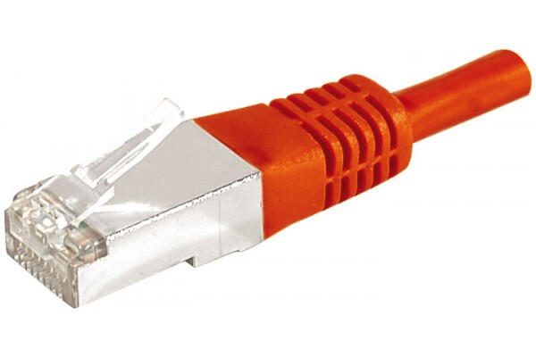 Dexlan Patchkabel Cat. 6A, F/UTP, rot, 0,3 m