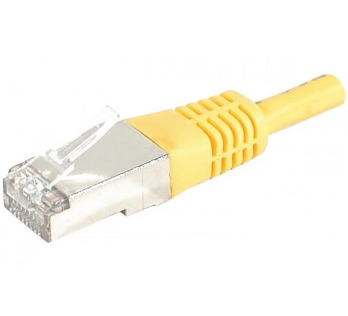Dexlan Patchkabel Cat. 6A, S/FTP (PiMF), gelb, 5,0 m