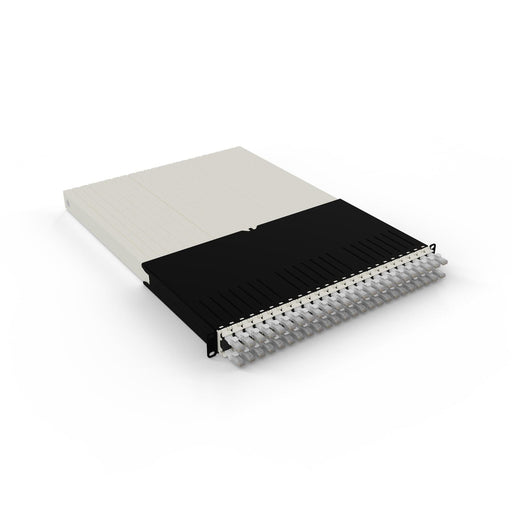 Patchbox patchbox.one Kabeleinzugssystem 30RU/UTP (1,8 m) mit 24 Kassetten, Patchkabel Cat. 6a, U/UTP, PoE++, Kabel weiß