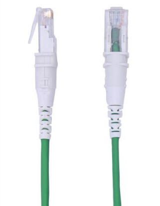 Patchsee ThePATCHCORD RJ45 Patchkabel Cat. 6A, U/UTP, extra dünn, grün, 25,0 m
