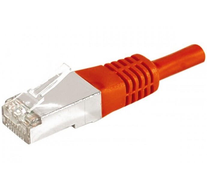 Dexlan Patchkabel Cat. 6A, F/UTP, rot, 0,15 m