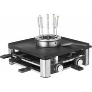 WMF Lumero Gourmet Raclette Grill 3-in-1 Station - Schwarz, Edelstahl