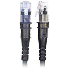 Patchsee Patchkabel ThinPatch Cat. 6A ISO/IEC, U/FTP, halogenfrei, 10 G, schwarz, 1,2 m