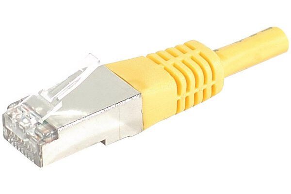 Dexlan Patchkabel Cat. 6A, S/FTP (PiMF), gelb, 10,0 m