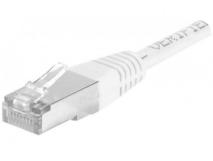 Dexlan Patchkabel Cat. 6A, S/FTP (PiMF), weiß, 7,5 m