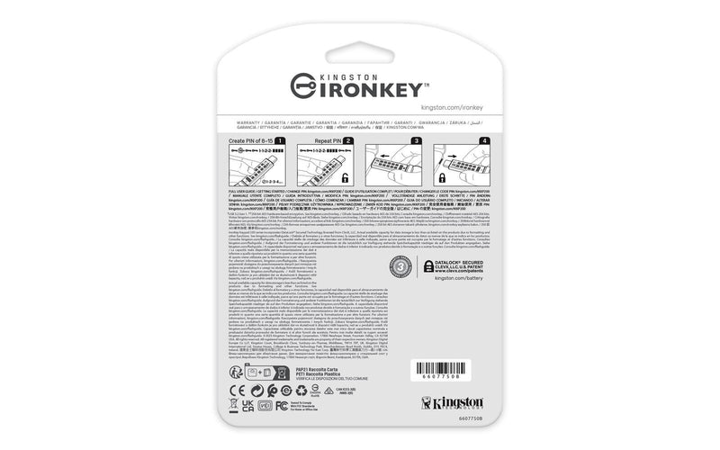 Kingston IronKey Keypad 200C - USB-Stick - 16 GB