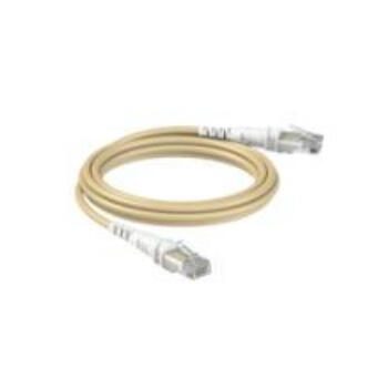 Patchsee ThePATCHCORD RJ45 Patchkabel Cat. 6A, U/UTP, extra dünn, beige, 30,0 m