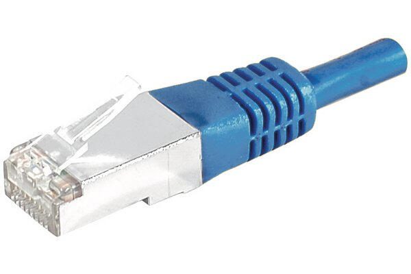 Dexlan Patchkabel Cat. 6A, S/FTP (PiMF), blau, 20,0 m