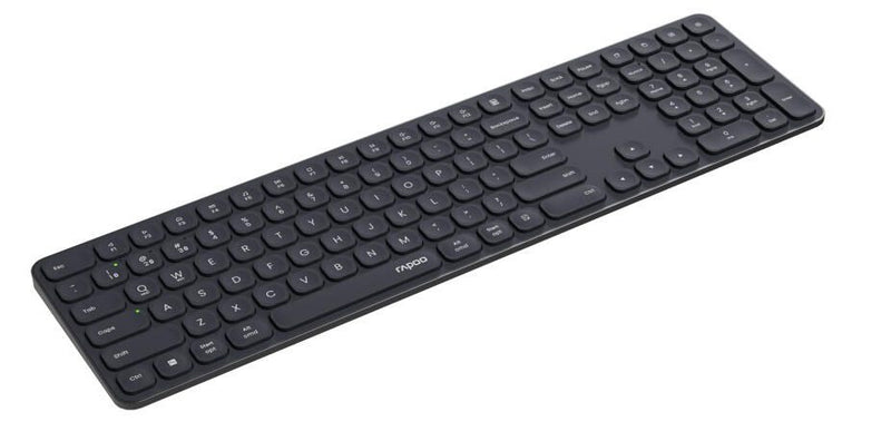 Rapoo E9810M kabellose Tastatur QWERTZ - dunkelgrau