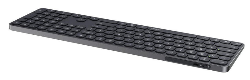 Rapoo E9810M kabellose Tastatur QWERTZ - dunkelgrau