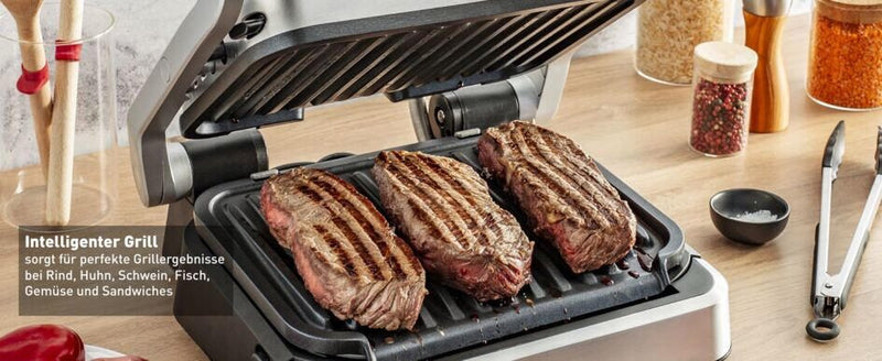 Tefal OptiGrill 2in1 GC773D Kontaktgrill inkl. Grillzange