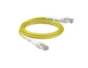Patchsee ThePATCHCORD RJ45 Patchkabel Cat. 6A, U/UTP, extra dünn, gelb, 1,2 m