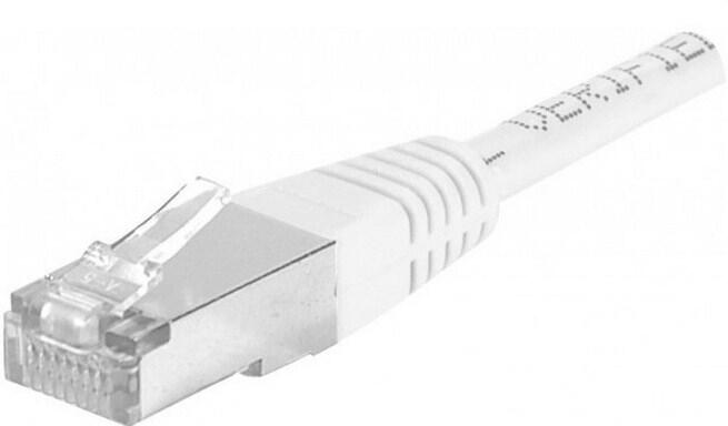 Dexlan Patchkabel Cat. 6A, F/UTP, weiß, 2,0 m