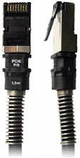 Patchsee Patchkabel DirectPatch, Cat.6a, U/FTP, schwarz, 7,9 m