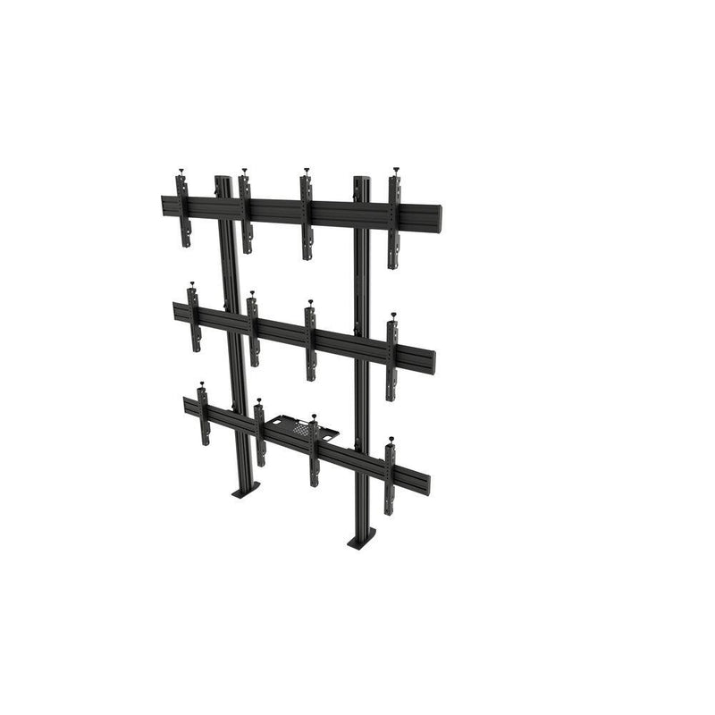 edbak Video Wall Bolt Down Stand, modular 2x3, für 49-57' Bildschirme, Querformat