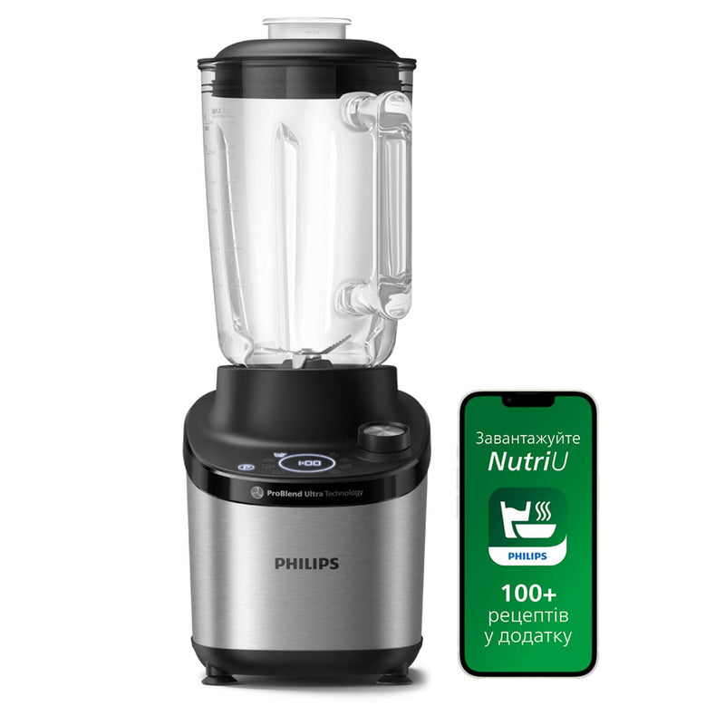 Philips 7000 Series HR3760 - Standmixer - Black/Metallic