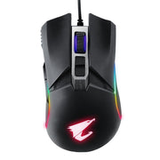 GIGABYTE AORUS M5 kabelgebundene Gaming Maus - mattschwarz
