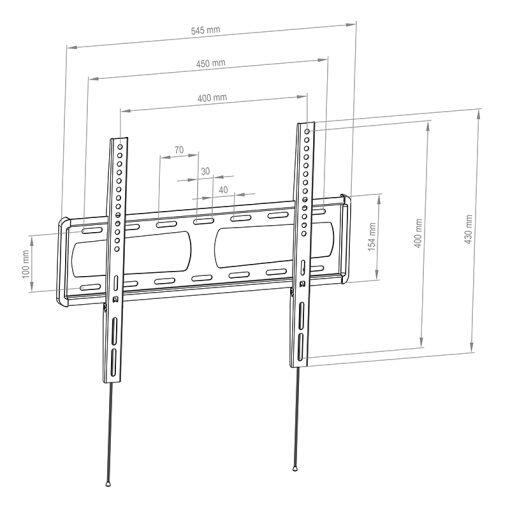 Hagor BL Fixed 400 Wandhalterung starr