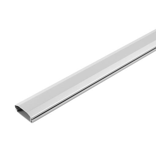 Hagor HA Cablecover Click 110 Silver Aluminium Kabelkanal mit Klappdeckel