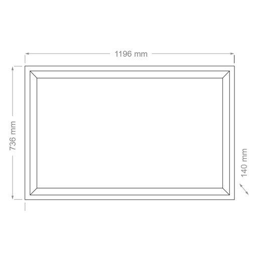 Hagor Inbox Digital Signage Indoorschutzgehäuse 46-48 Zoll