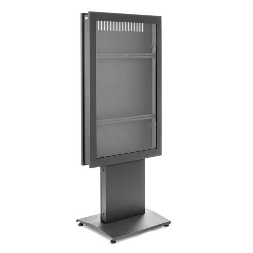 Hagor vis-it® HP Floorbase 50' Indoorstele Portrait inkl. Schutzglasscheibe